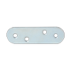 Carinya 57 x 17 x 2mm Zinc Plated Round Edge Mending Plate