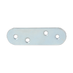 Carinya 57 x 17 x 2mm Zinc Plated Round Edge Mending Plate