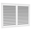 EasyAS 1510 x 1200mm White Adjustable Plantation Shutter