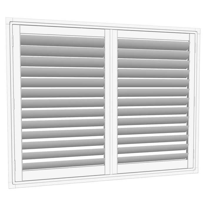 EasyAS 1510 x 1200mm White Adjustable Plantation Shutter