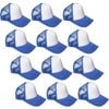 12x Adjustable Blue and White Trucker Cap Australia Day Classic Baseball Hat