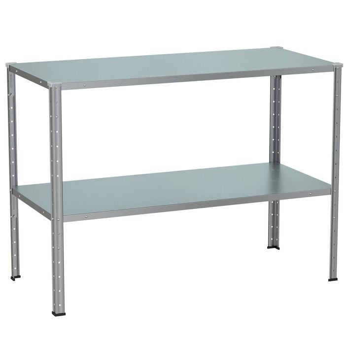Craftright Galvanised Metal 2 Tier Work Bench