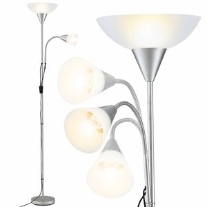 Artiss Floor Lamp Mother and Child Reading Silver