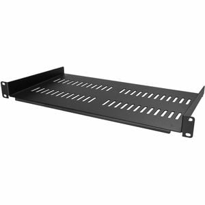 StarTech.com 1U Vented Server Rack Cabinet Shelf - Fixed 10in Deep Cantilever Rackmount Tray for 19"