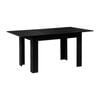 Oikiture 160cm Extendable Dining Table Black