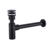 Aqualine Black Painted Bottle Trap