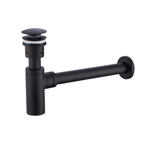 Aqualine Black Painted Bottle Trap
