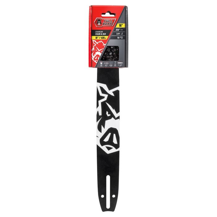 Full Boar 16" / 406mm Chainsaw Chain & Bar FBCSBC-165056