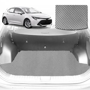 6D Diamond Car Boot Mat for Toyota Corolla Hatch (E160/170/180)2013-2018-Cargo Mat-Grey-Outback GT