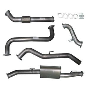 Ignite Exhausts Turbo Back For Nissan D40 Navara 2.5l Manual 3" No Cat With Muffler Raw Aluminised Steel