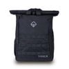 Tosca Roll Top Backpack Rucksack Outdoor Travel Bag - Black