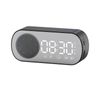 Wireless Bluetooth Speaker Alarm Clock Music Radio Player (Black)