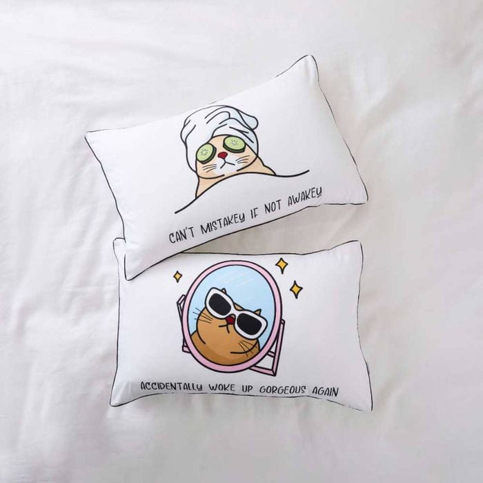 Adorn Living Novelty Pillowcase Perfect Pair - Mess Best