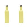 2PK Annabel Trends Stainless Steel 750ml Wine Bottle - Gelato Lemon