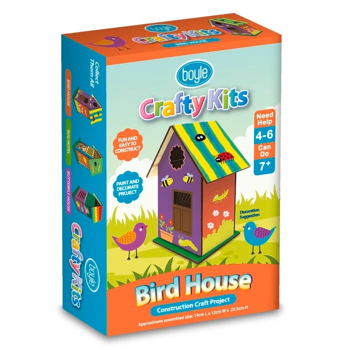 Boyle Bird House Crafty Kits Construction Craft Project