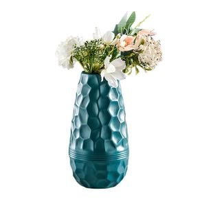 ANYDECO Flower Vase Blue Large Meteorite Nordic Style Table Decor