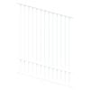 ProtectorAl 350 - 1200 x 1500mm Pearl White Raked Up to 15º Flat Top Pool Fence Panel