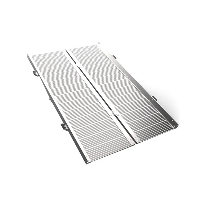 EQUIPMED 182cm Portable Folding Aluminium Access Ramp, 272kg Rated, for Wheelchair, Mobility Scooter, Rollator