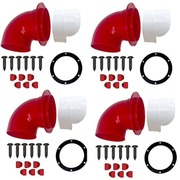 DIY Chook Chicken / Poultry Feeder Port 4pk Kit