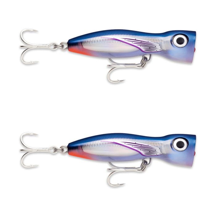 2x Rapala 17cm X Rap Magnum Xplode Topwater Heavy Duty Fish Lures - Fly Fish UV