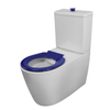 Paco Jaanson Care Raised Height BTW Toilet Suite with Blue Seat