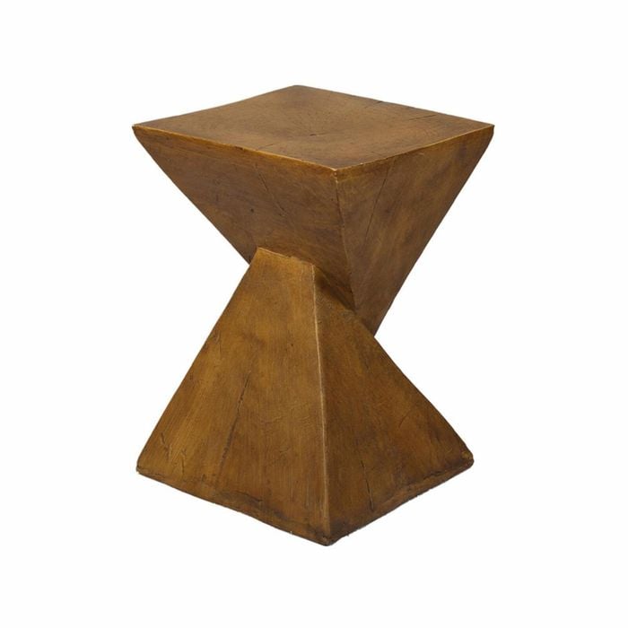 Levede Side Table Terrazzo Geometric Shape Magnesia Stool Stand Outdoor Top 32cm