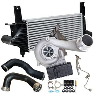 Upgrade Billet Turbo Charger With 62mm Intercooler & Hoses For Nissan Navara D40 Yd25 2.5l 2010 Onwards
