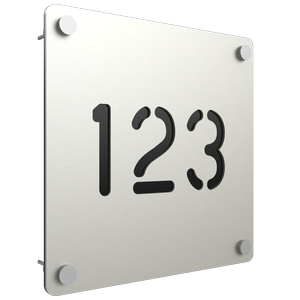 ProtectorAl 280 x 280mm Surfmist ACM Cut Through Custom House Sign