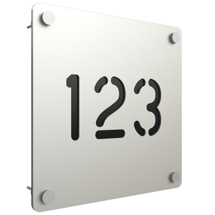 ProtectorAl 280 x 280mm Surfmist ACM Cut Through Custom House Sign