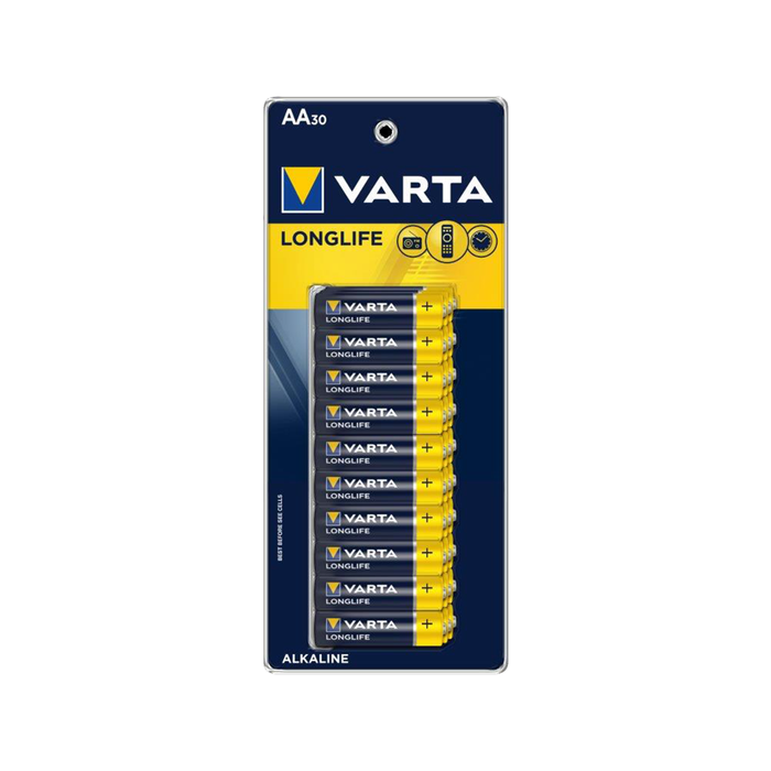 Varta AA Alkaline Batteries - 30 Pack