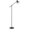 Telbix Olav Modern Standing Floor Lamp Light Metal Black Satin