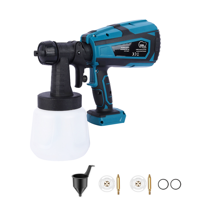 1400ml Cordless High Pressure Spray Gun Flow Adjustable Spray Gun Paint Sprayer
