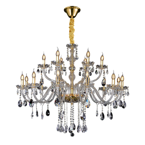Vencha Bromley Crystal Chandelier - 12-6 Light