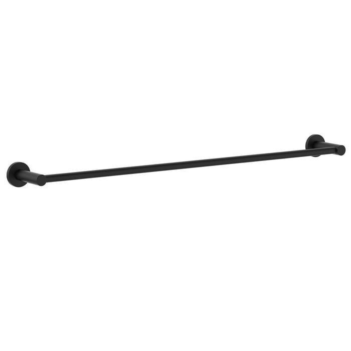 Clark 600mm Black Single Towel Rail