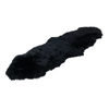 Naturally Sheepskins 180x55cm Black New Zealand Long Wool Sheepskin Rug - Double