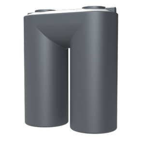 Melro Tanks 7510L Slimline Poly Water Tank - Metal Grey