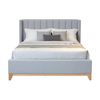 Skandinav King Bed Frame Light Grey