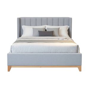Skandinav King Bed Frame Light Grey