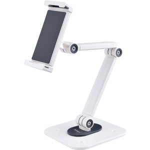 StarTech.com Adjustable Tablet Stand for Desk, Up to 1kg, Universal Tablet Stand Holder Desk/Wall