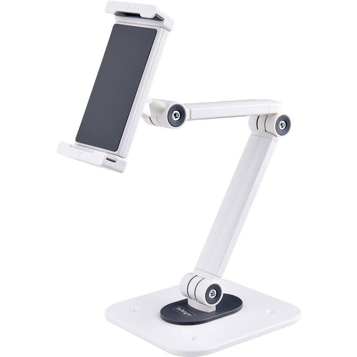 StarTech.com Adjustable Tablet Stand for Desk, Up to 1kg, Universal Tablet Stand Holder Desk/Wall
