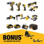 DeWALT 18V XR 4.0Ah 9 Piece Combo Kit DCZ901M2-XE