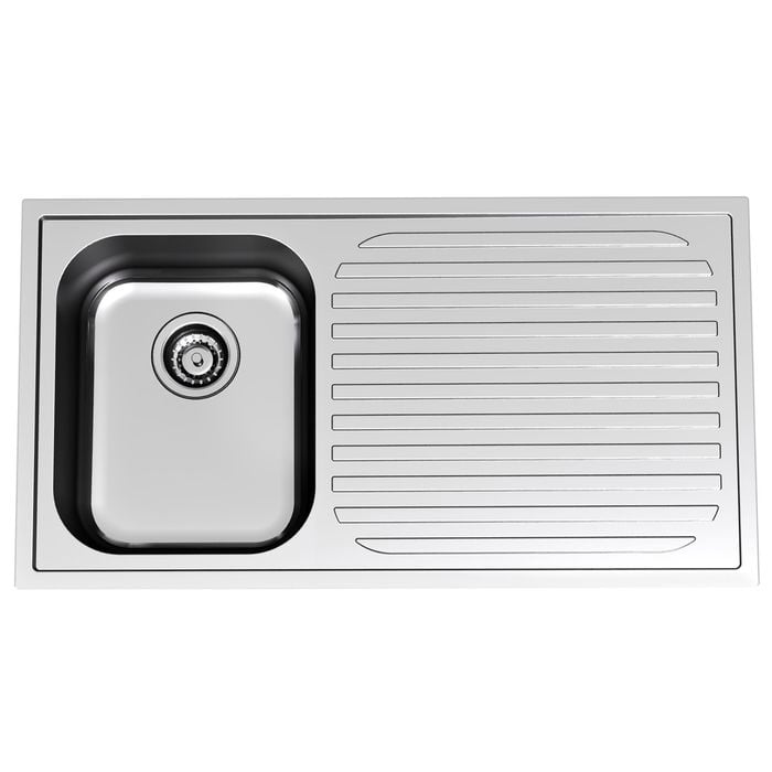 Clark Monaco Single Left Hand Bowl Sink with No Tap Hole
