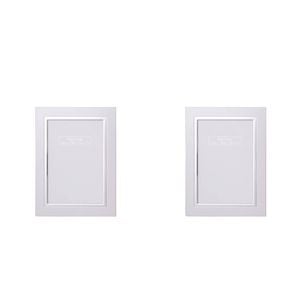 2PK Gibson Gifts Silver Trim Photo/Picture Frame 5x7" Rectangle
