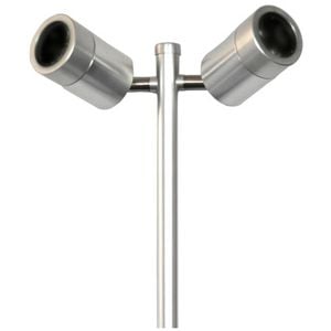 CLA Lighting Garden Spike Light Double Adjustable IP65 Stainless Steel