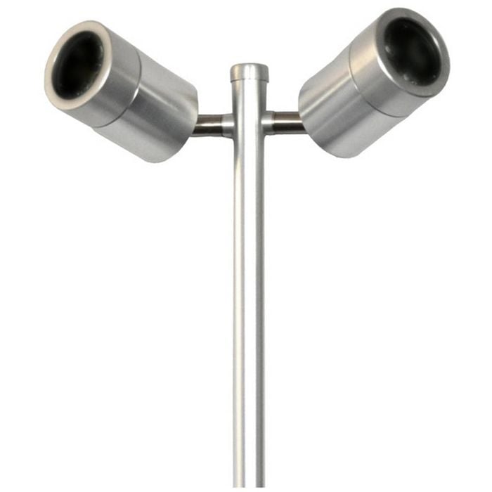 CLA Lighting Garden Spike Light Double Adjustable IP65 Stainless Steel