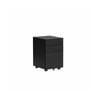 Olg Tempo Mobile Pedestal Square Corners With Lock Black W390mm X D450mm X H600mm