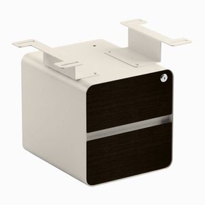 Desky Minimal Under Desk Cabinet Wheat Frame