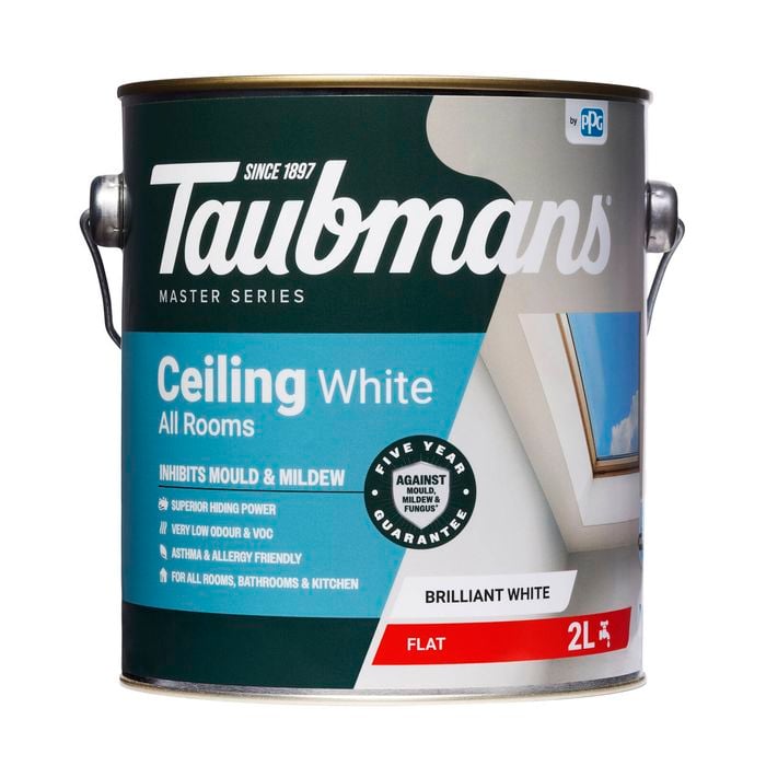 Taubmans 2L White Ceiling Brilliant