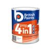 British Paints 1L White Water Based Prep 4 In 1 Primer Sealer Undercoat