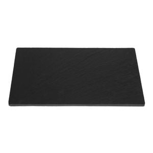 Olympia Slate Platters Smooth Edged Rectangular Serving Trays 280 X 180mm 2 Pack